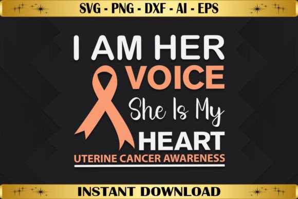 I Am Her Voice She Is My Heart Graphics