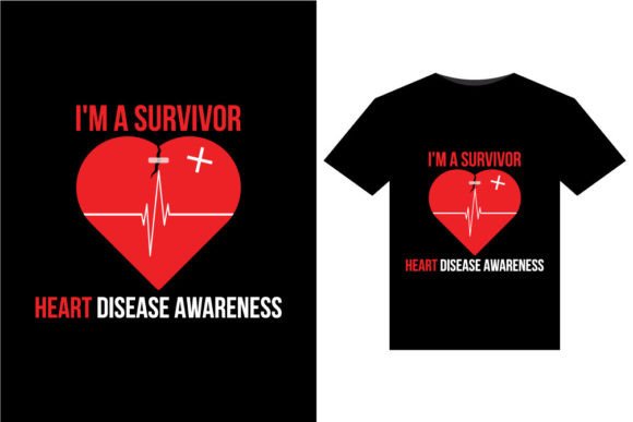 I’m a Survivor Heart T-Shirt Design