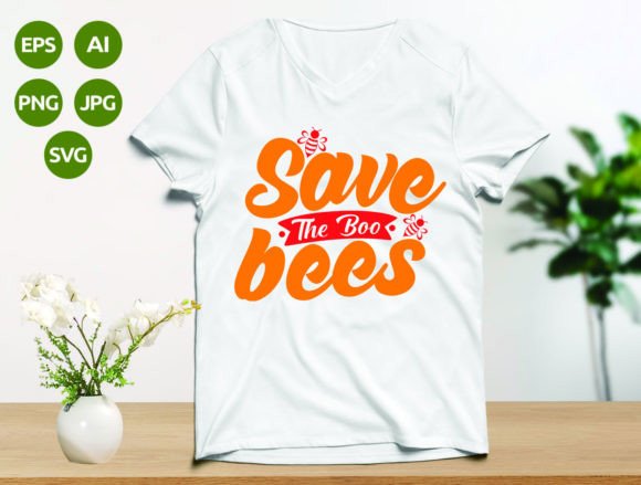 Save the Boo Bees T-Shirt Design: Graphics That Spark Joy & Action