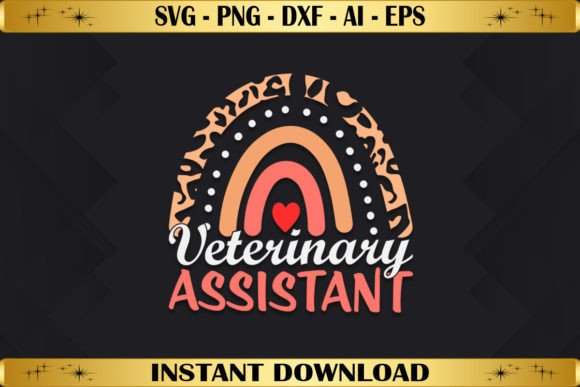Veterinary Assistant Vet Tech Graphics & T-Shirt Designs